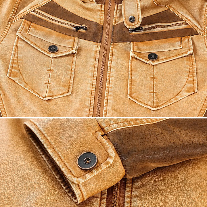 Sand Harbor Leather Jacket